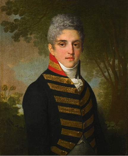 Ardalion Petrovich Novosiltsev 1807 by Vladimir Lukich Borovikovsky  Sothebys Russian Pictures 2 June 2015 London Lot 22